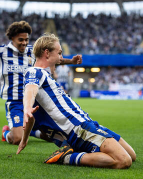 IFK Göteborgs Max Fenger jublar