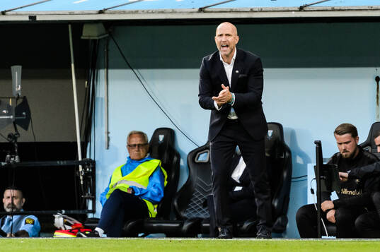 Head coach Henrik Rydström of Malmö FF