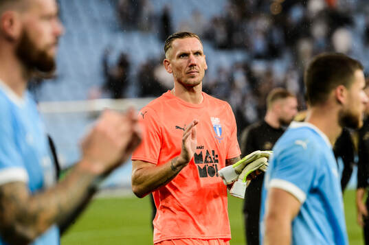 Goalkeeper Robin Olsen of Malmö FF