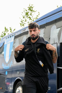 Sead Haksabanovic  of Malmö FF arrives