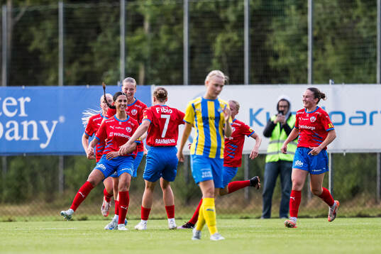 Helsingborgs Mona Chahrour jublar