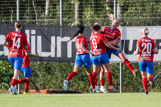 Helsingborgs Agnes Eklöf jublar