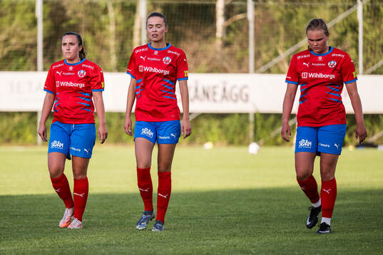 Helsingborgs Inez Gertsen, Maja Nilsson och Agnes Eklöf