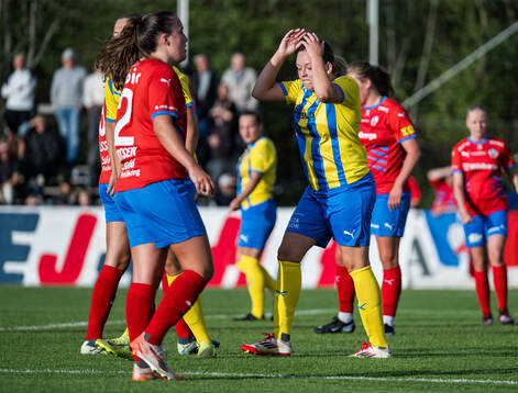 Eskilsminnes Nova Karlsson reagerar