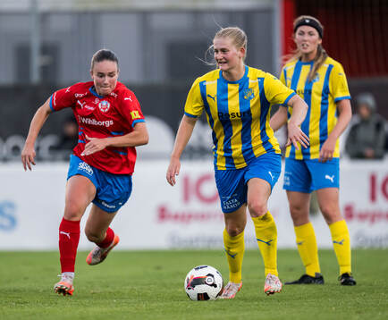 Helsingborgs Mathilde Vangsgaard och Eskilsminnes Elin