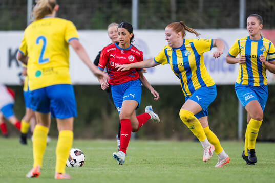 Helsingborgs Mona Chahrour och Eskilsminnes Hanna Johansson