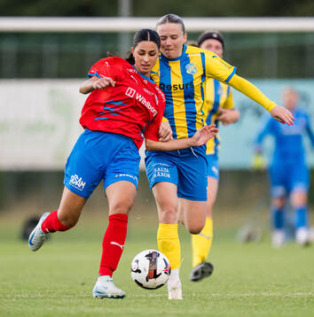 Helsingborgs Mona Chahrour och Eskilsminnes Johanna Lindblom