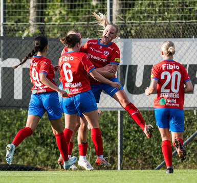 Helsingborgs Agnes Eklöf jublar