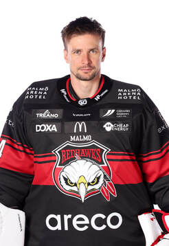 Malmö Redhawks målvakt Marek Langhamer