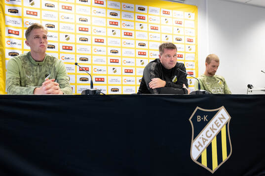 Olle Samuelsson, tränare Jens Gustafsson och Simon