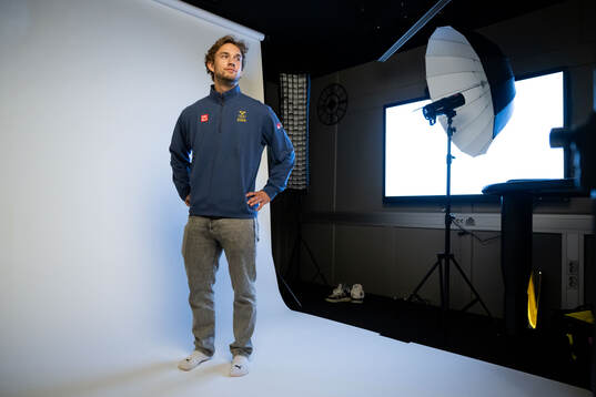 William Eklund of the Swedish men's national ice hockey