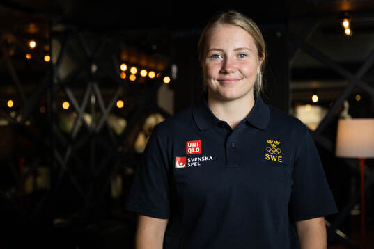 Lina Ljungblom of the Swedish women's national ice hockey