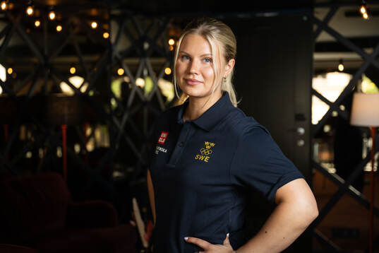 Maja Nylén Persson of the Swedish women's national ice