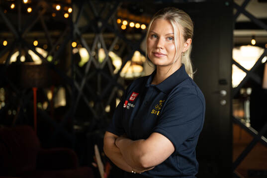 Maja Nylén Persson of the Swedish women's national ice
