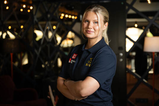 Maja Nylén Persson of the Swedish women's national ice