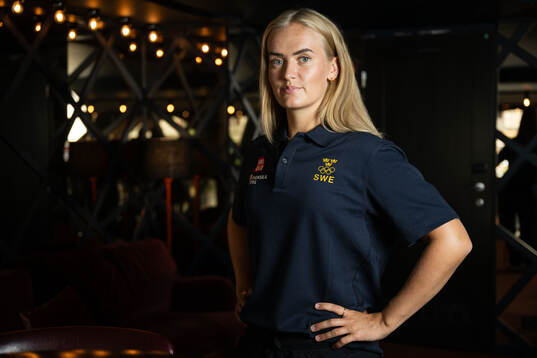 Emma Söderberg of the Swedish women's national ice hockey