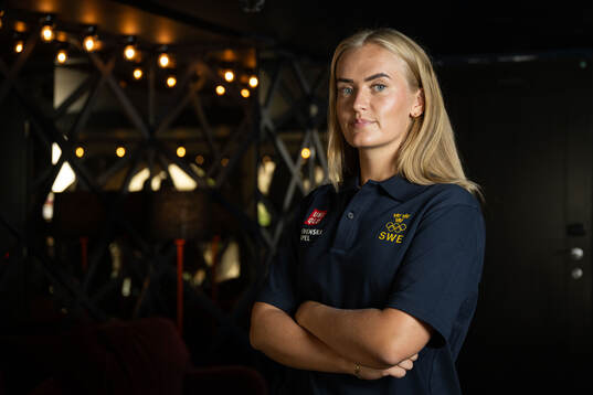 Emma Söderberg of the Swedish women's national ice hockey