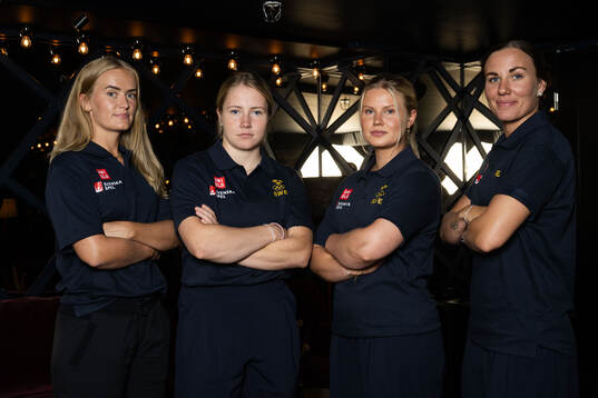 Emma Söderberg, Lina Ljungblom, Maja Nylén Persson and