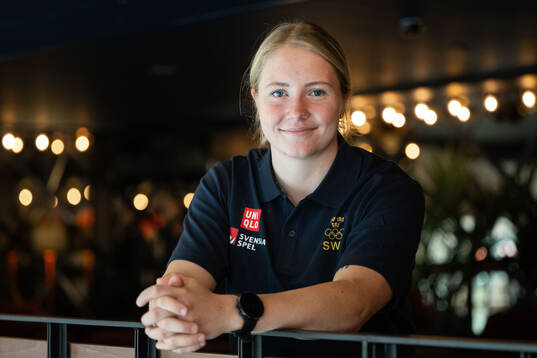 Lina Ljungblom of the Swedish women's national ice hockey