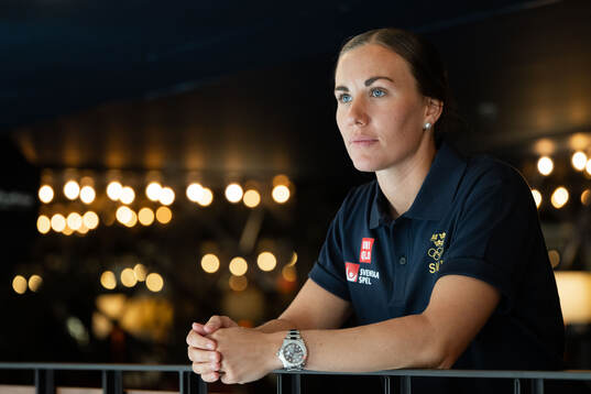 Anna Kjellbin of the Swedish women's national ice hockey