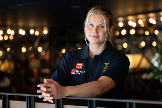 Maja Nylén Persson of the Swedish women's national ice