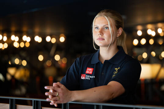 Maja Nylén Persson of the Swedish women's national ice