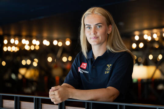 Emma Söderberg of the Swedish women's national ice hockey