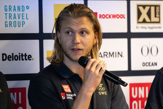 William Karlsson of the Swedish men's national ice hockey