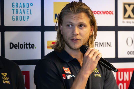 William Karlsson of the Swedish men's national ice hockey