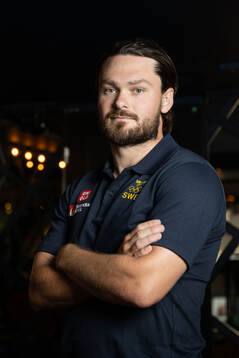 Rasmus Andersson of the Swedish men's national ice hockey