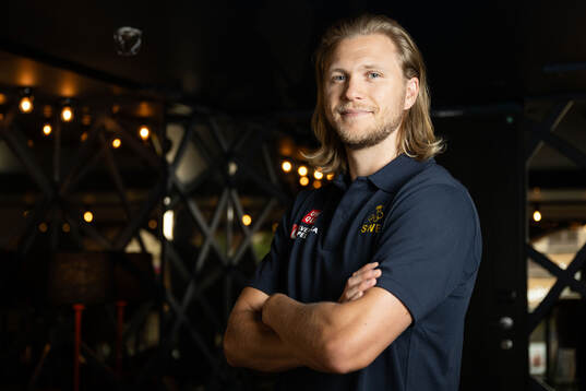 William Karlsson of the Swedish men's national ice hockey