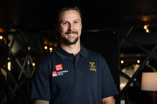 Erik Karlsson of the Swedish men's national ice hockey team
