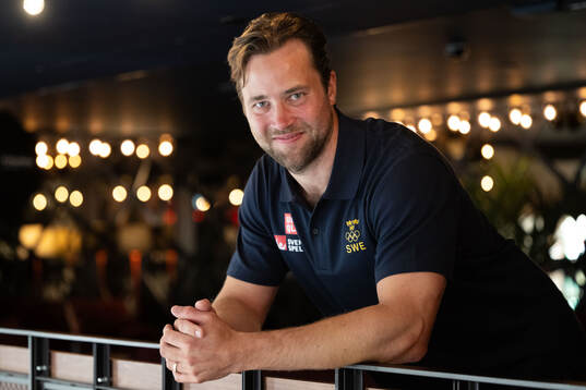 Victor Hedman of the Swedish men's national ice hockey team