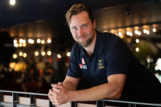 Victor Hedman of the Swedish men's national ice hockey team