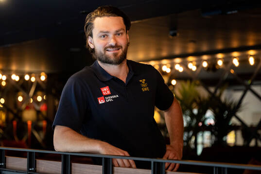 Rasmus Andersson of the Swedish men's national ice hockey