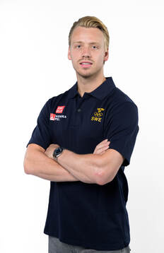 Jesper Bratt of the Swedish men's national ice hockey team