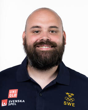 Gustaf Douhan, press officer of the Swedish men's national