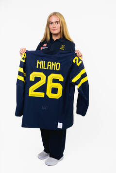Emma Söderberg of the Swedish women's national ice hockey