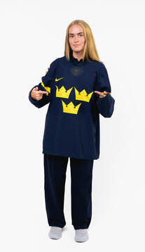 Emma Söderberg of the Swedish women's national ice hockey
