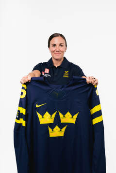 Anna Kjellbin of the Swedish women's national ice hockey