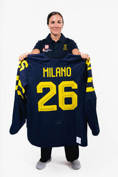 Anna Kjellbin of the Swedish women's national ice hockey