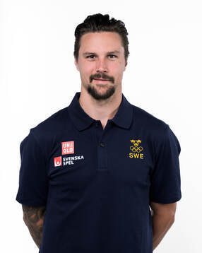 Erik Karlsson of the Swedish men's national ice hockey team