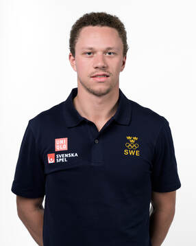 Lucas Raymond of the Swedish men's national ice hockey team