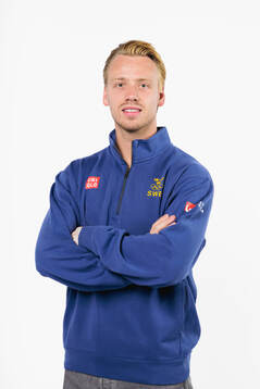 Jesper Bratt of the Swedish men's national ice hockey team