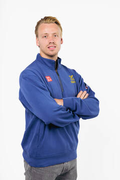 Jesper Bratt of the Swedish men's national ice hockey team