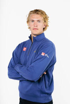 Simon Edvinsson of the Swedish men's national ice hockey