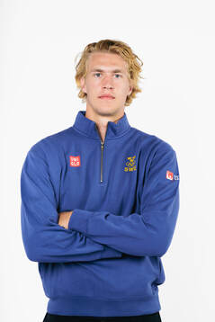 Simon Edvinsson of the Swedish men's national ice hockey