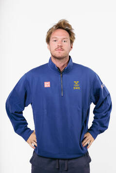 Rasmus Sandin of the Swedish men's national ice hockey team