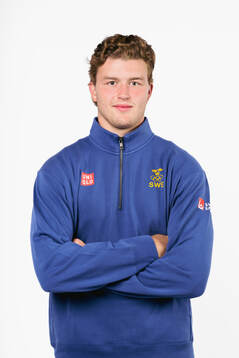 Oskar Olausson of the Swedish men's national ice hockey