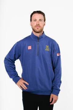 Elias Lindholm of the Swedish men's national ice hockey